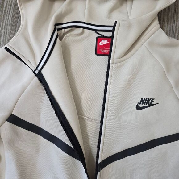 Nike Tech Full-Zip Fleece Windrunner Light Orewood Jacket HV0949-104 Men's S New - Picture 10 of 15